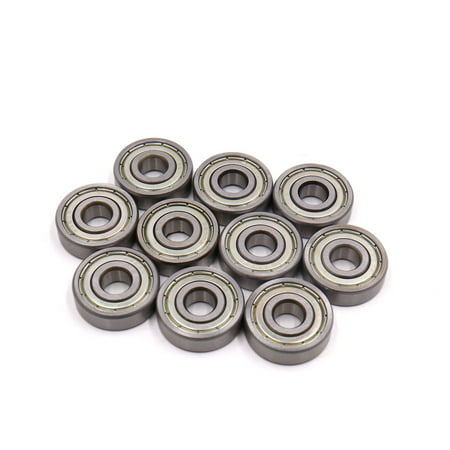 10 Pcs 6200Z 10 x 30 x 9mm Double Shielded Deep Groove Radial Ball