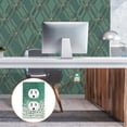 thumbnail image 6 of Yayeee Blank Wall Plate Cover 1-Gang 4.5"x2.7" Home Unused Decorative Outlet, Green and White Pattern, 6 of 7