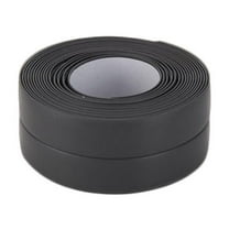 Bath & Kitchen Caulk Tape, PVC Self-Adhesive Sealing Tape, Tub & Wall Sealer, Shower Tile Sealer, Black