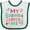 White and Green, variant on Inktastic My Grammie Loves Me Girl Grandchild Girls Baby Bib