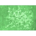 thumbnail image 1 of Ahgly Company Indoor Rectangle Abstract Emerald Green Contemporary Area Rugs, 5' x 7', 1 of 4