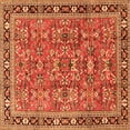 thumbnail image 1 of Ahgly Company Indoor Square Persian Orange Traditional Area Rugs, 6' Square, 1 of 1