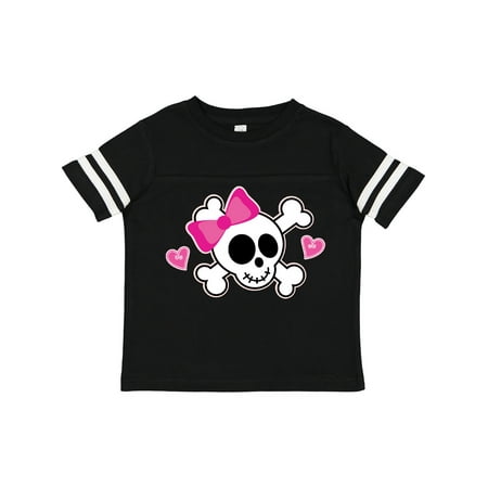 

Inktastic Valentine Holiday Girls Skull Gift Toddler Toddler Girl T-Shirt