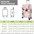 thumbnail image 5 of Travel Luggage Cover Suitcase Protector Fits 18-32 Inch Luggage Wheel Covers Patterned Travel Related Items Flower Luggage Protector Elastic Luggage Anti-scratch Suitcase Cover M, 5 of 5
