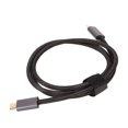 thumbnail image 3 of Fast Charging USB C Cable, 6.6ft Type C  Right Angle, Durable Nylon Braided, Compatible with  S10 S9 Plus S21, Note 10 9 , Type C , 2-Pack, 3 of 8