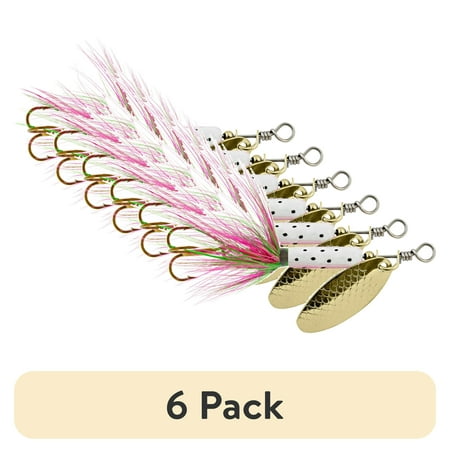 (6 pack) Ready 2 Fish Inline Spinner Lure Rainbow Trout Spinnerbaits