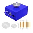 thumbnail image 2 of segolike Mini Pottery Wheel Turntable Tabletop Pottery Machine Tabletop Electric Pottery Blue, 2 of 9