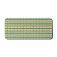 thumbnail image 1 of Colorful Computer Mouse Pad, Colorful Local Motif Pattern Print, Rectangle Non-Slip Rubber Mousepad X-Large, 35" x 15" Gaming Size, Pistachio Green Orange, by Ambesonne, 1 of 2
