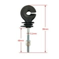 thumbnail image 2 of Black Electric Fence Insulator Screw-in Insulator Fence Ring Post Wood Post Insulator (Grid System Accessories for Animal Husbandry Electronic), 2 of 7