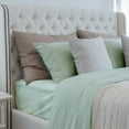 thumbnail image 5 of Luxurious Viscose from Bamboo 4-Piece Sheet Set, Oeko-TEX Certified, King - Seaglass, 5 of 6