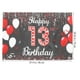 thumbnail image 4 of Fondo de cumpleaños, decoración de pancarta, decoración de pared de feliz 13 cumpleaños, utilería para fotografía de fiesta de cumpleaños, 4 of 5