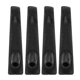 thumbnail image 5 of 4pcs Rear Bumper Lip Spoiler Protective Trim Black Maintenance Replacement Universal, 5 of 5