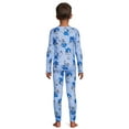 thumbnail image 4 of Sonic the Hedgehog Boys Allover Print Tight Fit Long Sleeve Top and Pajama Pants, 2-Piece Sleep Set, Sizes 4-12, 4 of 5