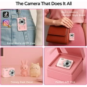 Mini Digital Camera, 2MP Portable Keychain Camera, 1080P Small Camera with 16GB Card, Long Battery Life, Gifts for Kids, Teens, Adult