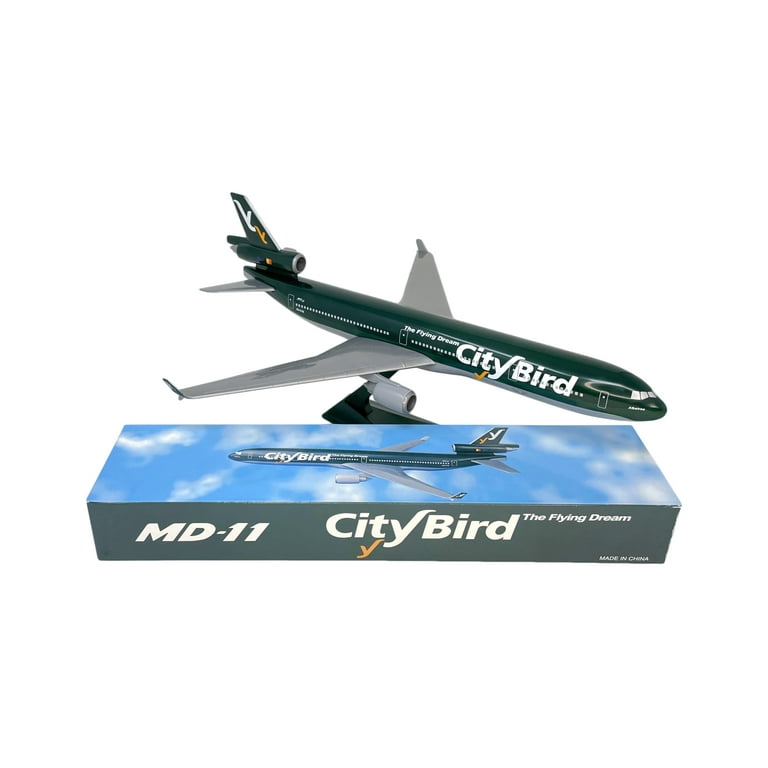 航空機・ヘリコプター MD-11 City Bird 1/200 Flight Miniatures Flight Miniatures City-Bird MD‑11 Snap‑Fit Model – 1:200 Scale