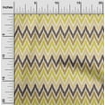 thumbnail image 1 of oneOone Polyester Lycra Fabric Chevron Ikat Printed Fabric 1 Yard 56 Inch Wide, 1 of 4