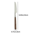 thumbnail image 3 of YFTDEF Stainless Steel Flatware Set, Spoon and Fork Set, Kitchen Utensils, Dishwasher Safe, Ergonomic Wooden Handle, Stylish Cutlery for Everyday Dining and Special Occasions, 3 of 4