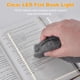 thumbnail image 2 of Luz de Lectura LED , Recargable, Transparente, con 3 Colores y Temporizador, Ideal para Leer Libros A Toda Página, Color Negro., 2 of 5