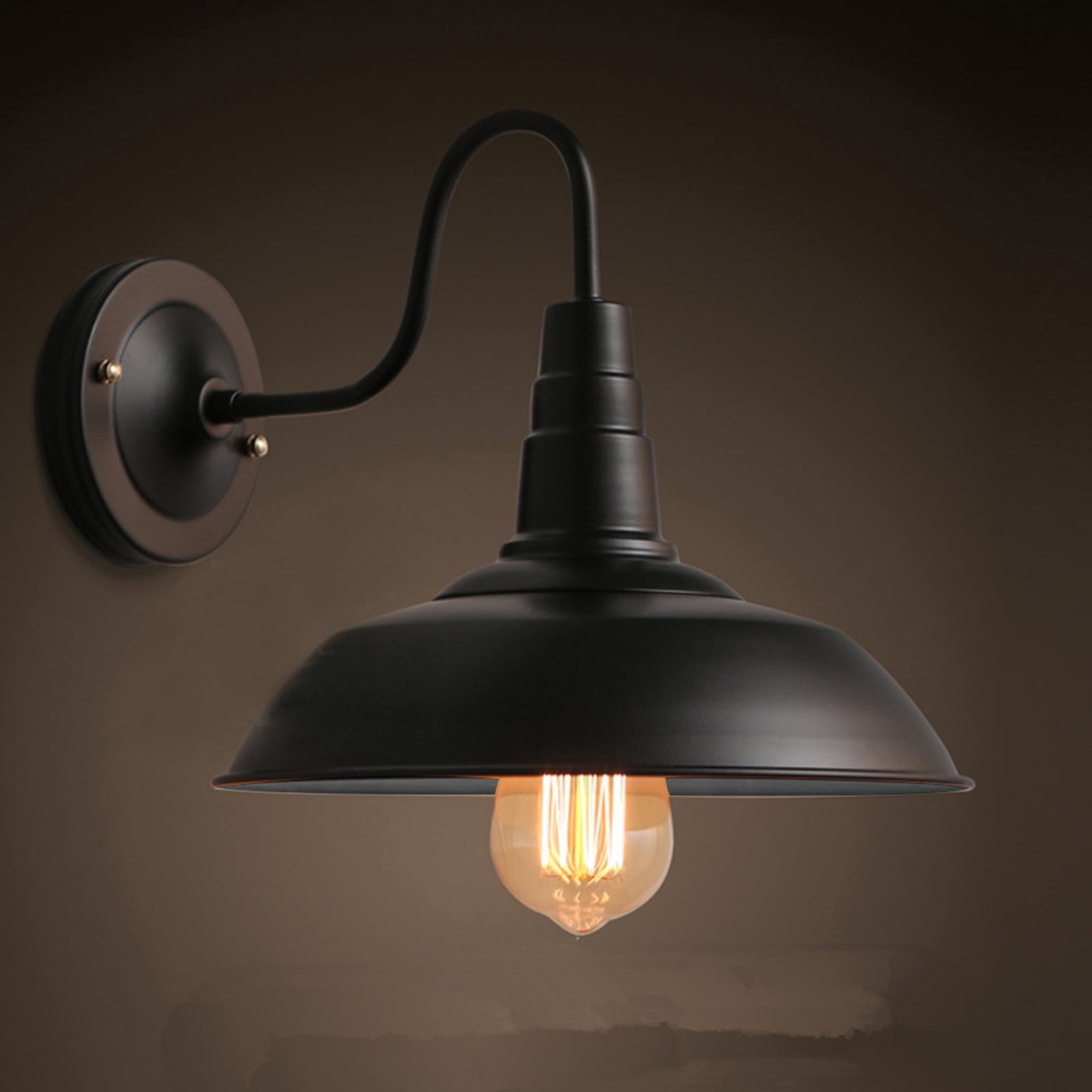 SIEYIO Retro Industrial Wall Mount Lamp Outdoor Barn Garage Vintage Fixture Night Light Multipurpose Wall Sconce for Creative Decoration Luminaire Lighting Equipment