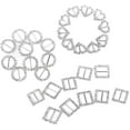 thumbnail image 1 of 30pcs Ribbon Buckles Slide Belt Metal Buckle Sliders for DIY Wedding Invitation, 1 of 2