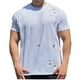 thumbnail image 1 of pstuiky Mangas cortas para hombre, Camiseta deportiva informal de manga corta con cuello redondo y perforaciones para hombre ropa de hombre xl, 1 of 3