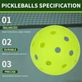 thumbnail image 3 of Bonison Durable Sportic Pickleballs, 4 Count, 3 of 5