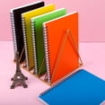 thumbnail image 5 of Paquete de 4 cuadernos pequeños de espiral de 5,7 x 4,1, 80 hojas por bloc de notas, papel rayado con rayas universitarias para suministros de oficina, notas de aula, estudiantes, profesores,, 5 of 5