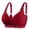 Red, variant on Tumotour Full Coverage Bras For Women No Underwire Comfort Push Up Breathable Bralette Bras Solid Color Comfortable Wireless Bras