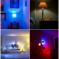 thumbnail image 5 of Bombillas LED a todo color (un grupo de 3), bombilla LED regulable RGBW de 12 W E27 luz ambiental con control remoto con funciones de almacenamiento y temporizador, 7 niveles de brillo para el hogar/decoración/bar/fiesta oso de fresa Electrónica, 5 of 5