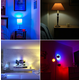 thumbnail image 5 of Bombillas LED a todo color (un grupo de 3), bombilla LED regulable RGBW de 7 W E27 Luz ambiental con control remoto con funciones de temporizador, 7 niveles de brillo para el hogar/decoración/bar/fie JAMW Sencillez, 5 of 5