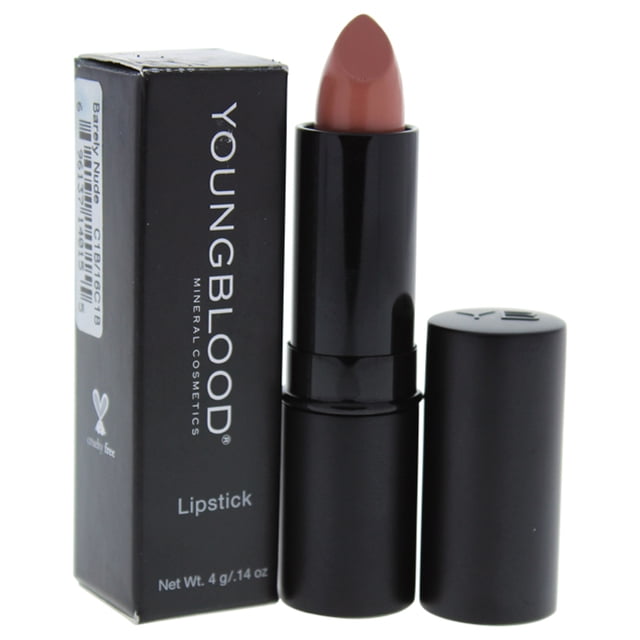 Lápiz labial Mineral Creme - Barely Nude de Youngblood para mujeres - Lápiz labial de 0,14 oz Youngblood Youngblood Lipstick - Barely Nude Lápiz labial Dama 0.14oz