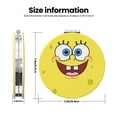 thumbnail image 3 of Zufioo SpongeBob SquarePants for Portable Pocket Makeup Mirror, Foldable Handheld Magnifying Beauty Mirror Suitable for Wallet Handbag for Women-Round Shape, 3 of 9