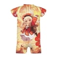 thumbnail image 5 of Genshin Impact Baby Romper Short Sleeve Bodysuits Soft Rompers Summer Clothes One-Piece Jumpsuits Outfits 6-9M, 5 of 7