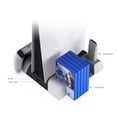 thumbnail image 3 of Cooling Stand Game Console Accessories Vertical Base with Controller Charging Station Game Slots for PS5 Slim, 3 of 5