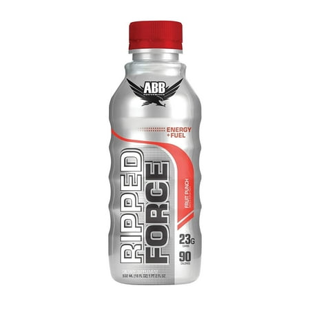 (12 Bottles) A.B.B. Ripped Force, Fruit Punch, 18 Fl (Best Breakfast To Get Ripped)