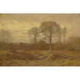 thumbnail image 2 of Dwight W. Tryon 18x13 Gold Ornate Wood Frame and Double Matted Museum Art Print Titled - November (1904-1905), 2 of 4