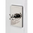 thumbnail image 3 of Kingston Brass KB6346BX Metropolitan Single-Handle Pressure Balanced Tub and Shower Faucet, Polished Nickel, 3 of 7