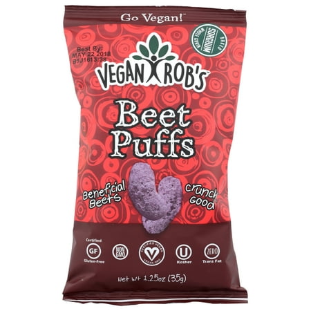 (24 pack) (24 Pack) Vegan Rob'S Beet Puffs, 1.25 Oz.
