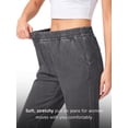thumbnail image 5 of Fantaslook Pull On Jeans for Women Straight Leg Casual Pants Elastic Waist Denim Pants with Pockets, 5 of 9