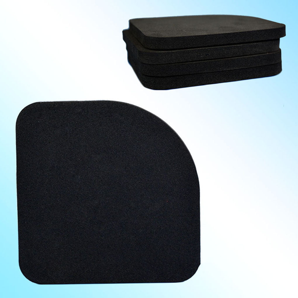 Lidahaotin 4PCS Black EVA Multifunctional Washing Machine Anti-shock Pads Non-slip Refrigerator Mute Pad 