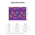 thumbnail image 2 of Throw Blanket for Couch, Colorful Minimalist Horse Super Soft Fuzzy Comfy Warm Throw Blanket, Cuteness Lightweight Cozy Plush Flannel Blanket & Throws for Sofa and Bed All Season, 2 of 5