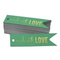 thumbnail image 1 of Inkdotpot Gold Foil Paper Hang Tags Made With Love Text Favor Tags 50 Pieces, 1 of 6