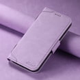 thumbnail image 6 of Dteck for iPhone 12 Pro Max Magnetic Wallet Case, Shockproof Flip Cover Card Holder Wallet Card Holder Folio Case, Mag Safe Compatible Wallet RFID Blocking,purple, 6 of 7