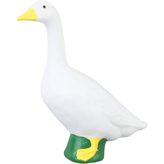 Goose Statue, Large White Geese Garden Statues, Resin Porch Goose Wild Goose Outdoor Lawn Statue Art Decor Ornament for Home Decor Housewarming Gifts