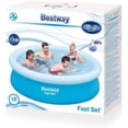 thumbnail image 5 of 6' x 20" Fast Set Round Inflatable Above Ground Kids Swimming Pool, Blue, 5 of 5