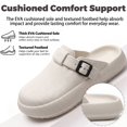 thumbnail image 5 of Qaltryn Slip on Waterproof Garden Slide for Women Men Easy Clean Unisex Lightweight Casual Slide Cushioned Sole EVA Comfort Garden Shoes Non Slip, 5 of 9