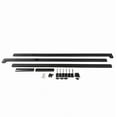 thumbnail image 6 of Modern Aluminum Handrail Grab Bar Kit, Adjustable Steel Brackets Included, Returns to Wall, 17 Foot Handrail, Black, 6 of 8
