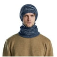 thumbnail image 4 of iHPH7 Hat and Scarf Set Knit Hat Snow Caps Warm Hat Warm Neck Gaiter Knit Beanie and Scarf Set Navy One Size, 4 of 9