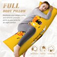 thumbnail image 5 of Body Pillow Cover, Happy Halloween1 Body Pillow Cases with Zipper Soft Breathable Smooth Skin Friendly Long Pillow Case 20x60 inches, 1Pcs, 5 of 7