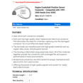 thumbnail image 2 of Engine Crankshaft Position Sensor Connector - Compatible with 1999 - 2000 Honda Civic SOHC, 2 of 2